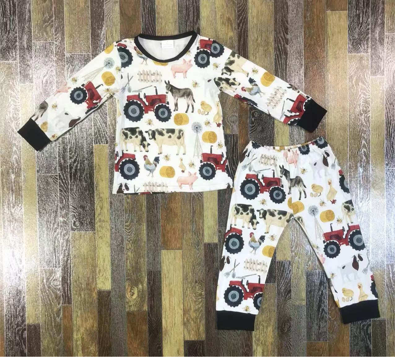 Red Tractor Livin' Bamboo Loungewear Set