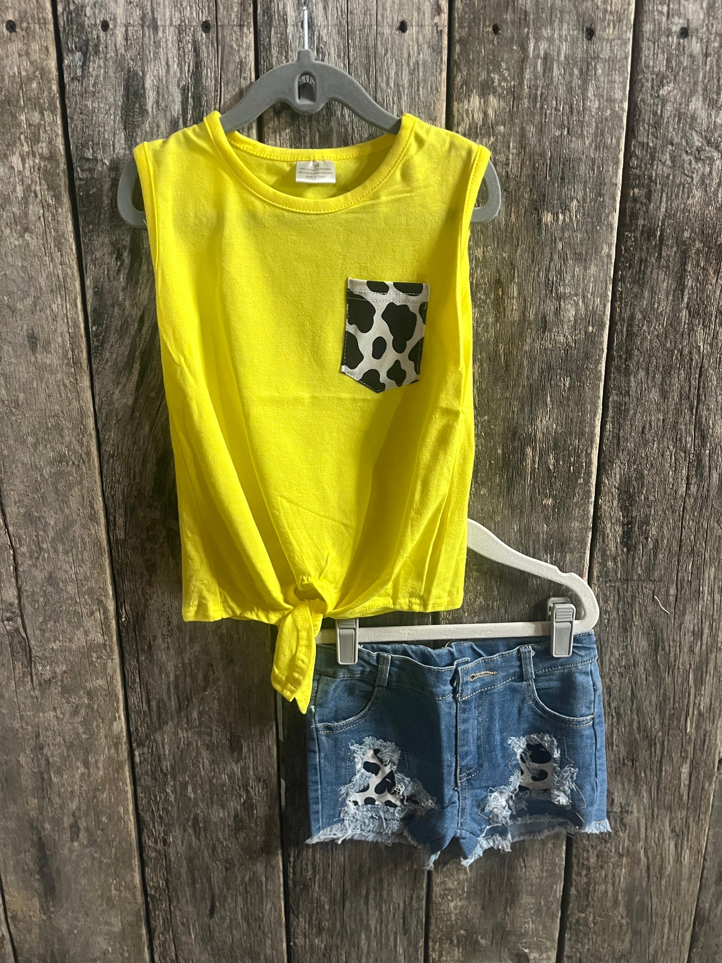 Dandelion Denim Short Set