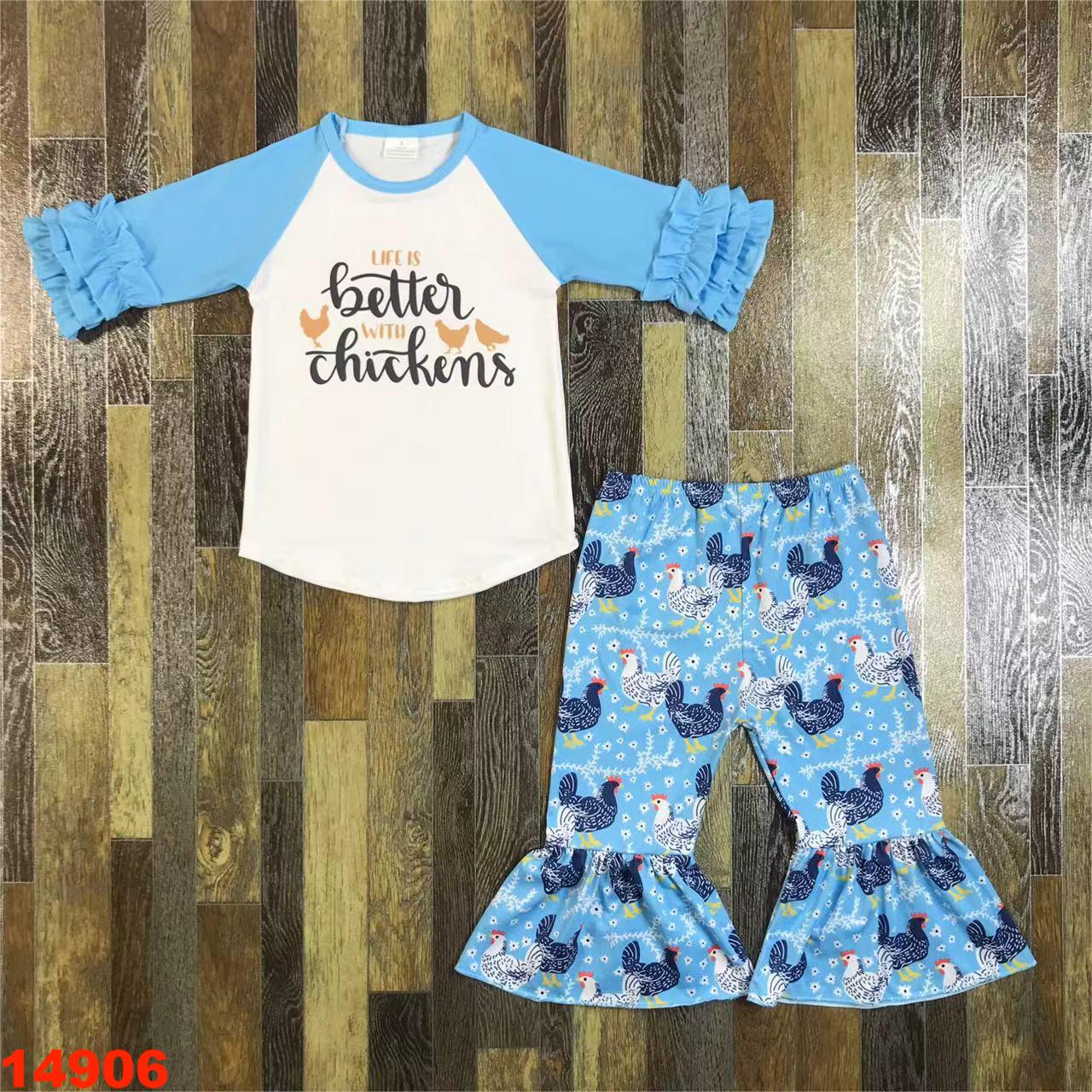 Better With Chickens Bells Set