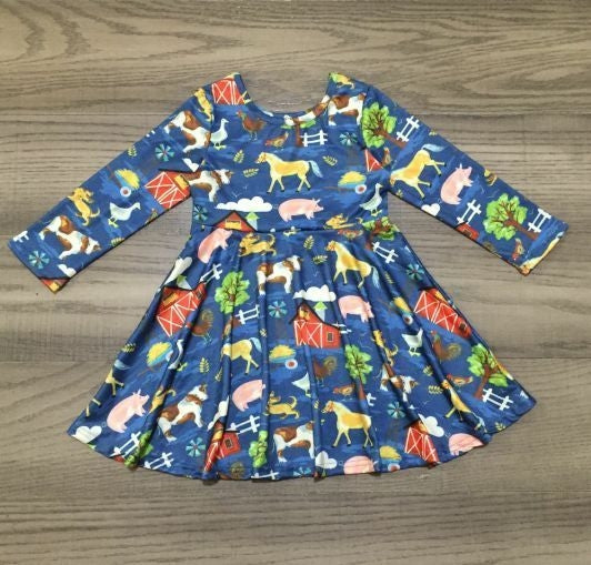 Barnyard Days Long-Sleeve Dress