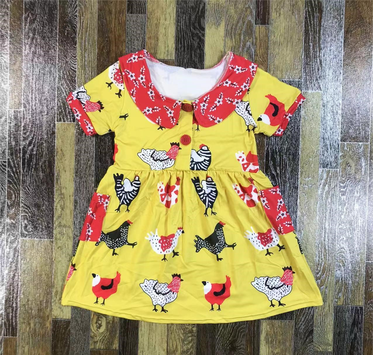 Chicken Apron Dress