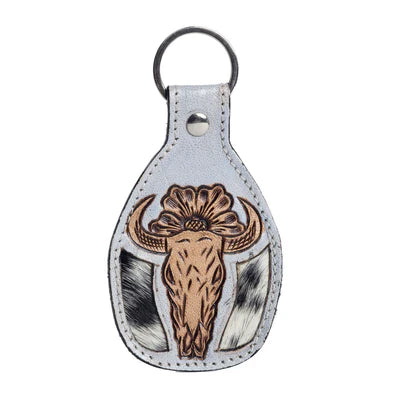 Leather Tag Keychains