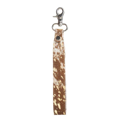 Leather & Hairon Key Fob