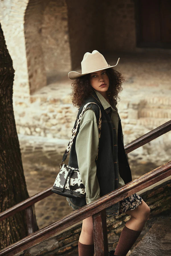 Ranch Holstein Heritage Bucket Bag