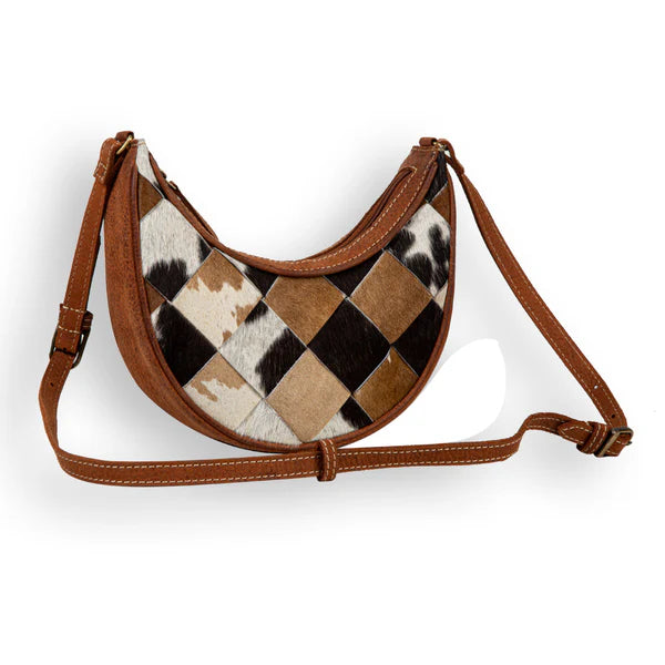 Pecos Rising Weave Pattern Swoop Bottom Bag