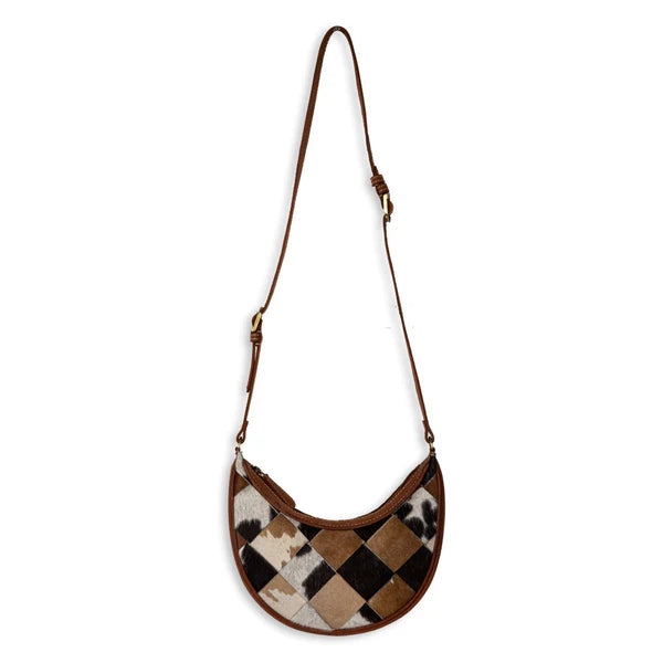 Pecos Rising Weave Pattern Swoop Bottom Bag