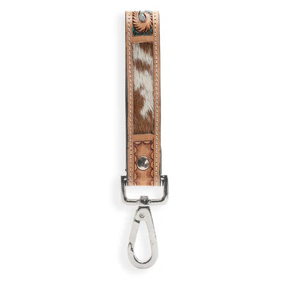 Leather & Hairon Key Fob