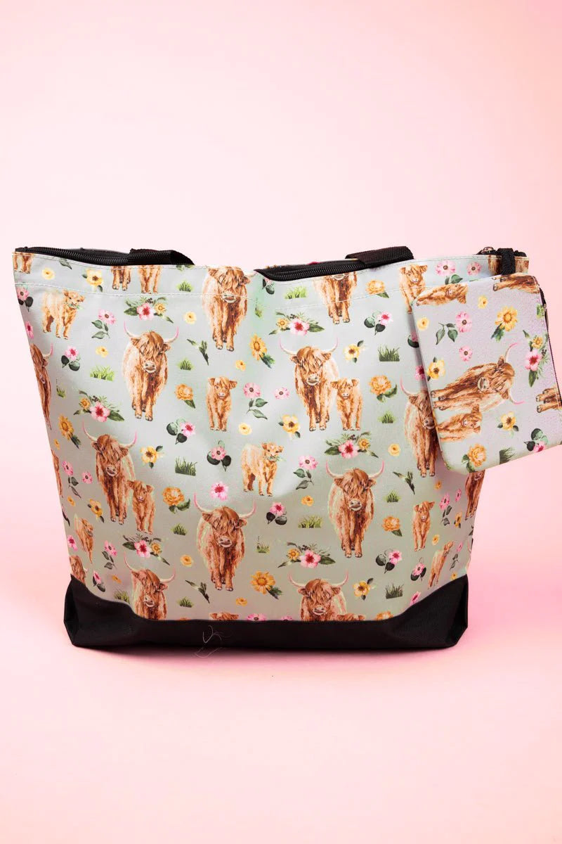 Moovelous Meadow Shoulder Tote Bag