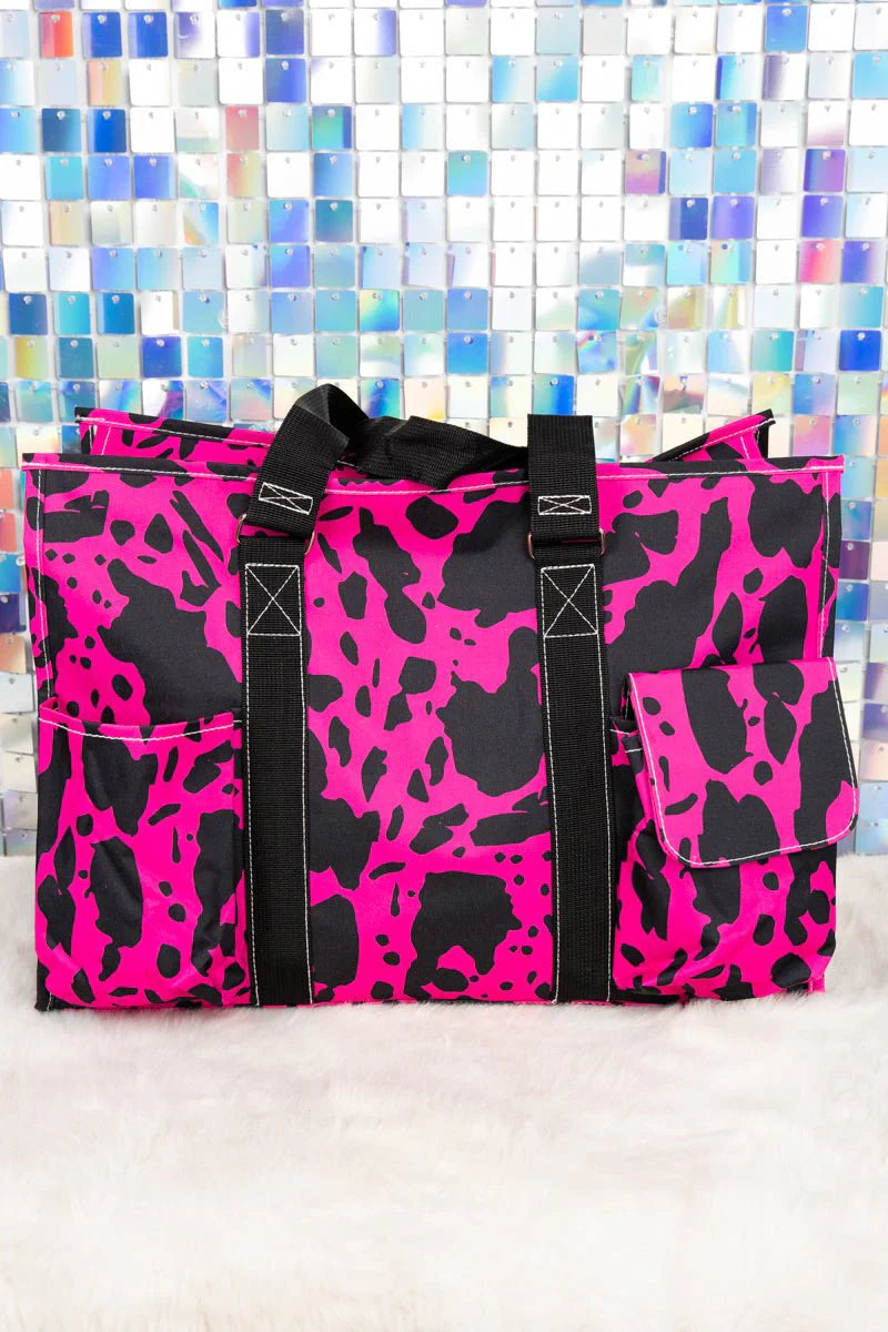 Milkin' It with Black Trim Large Organizer Tote