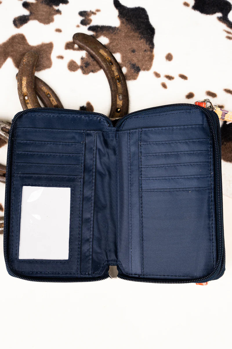 Riding Into the Sunset Crossbody Clutch