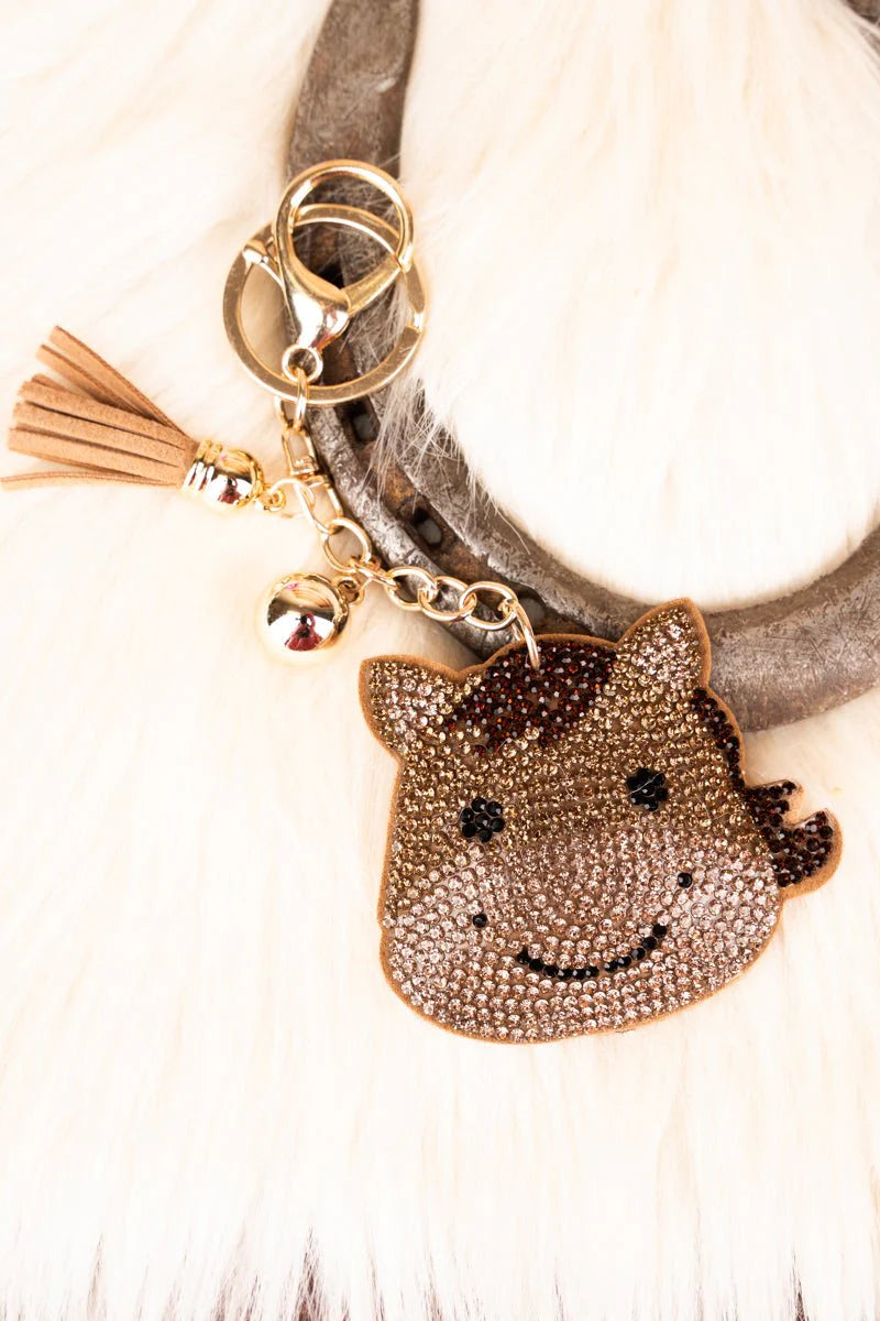 Sparkling Animal Keychain