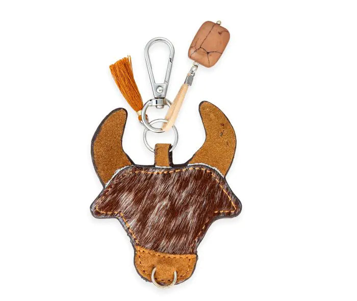 Uniquely You Leather & Hairon Key Fobs