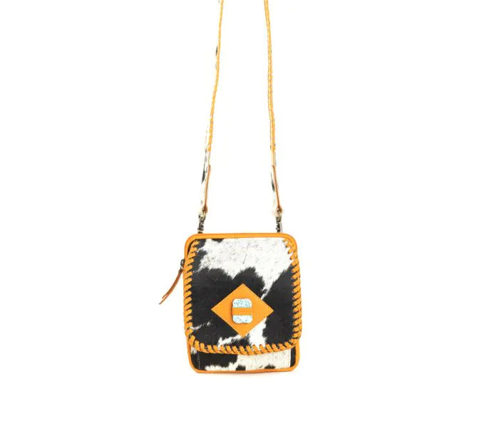 Yosidry Peak Leather & Hairon Bag