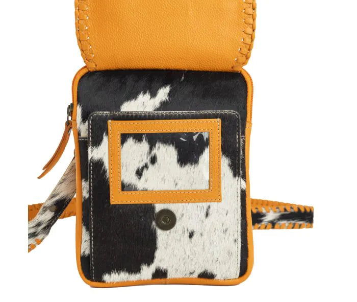 Yosidry Peak Leather & Hairon Bag