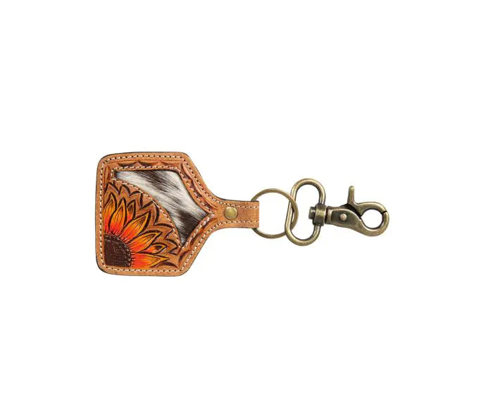 Leather Tag Keychains