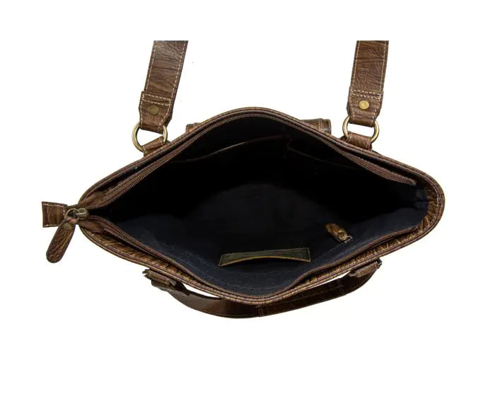 Crawford Canyon Leather & Hairon Bag