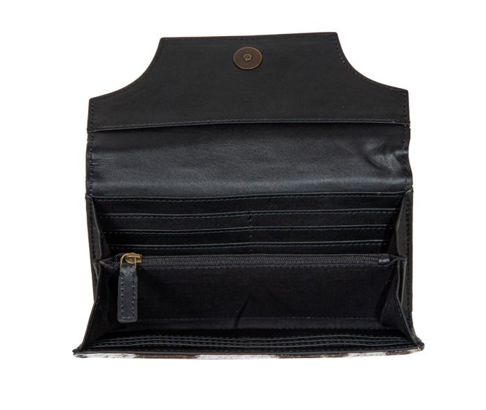 Bloomin' Steer Hand-tooled Wallet