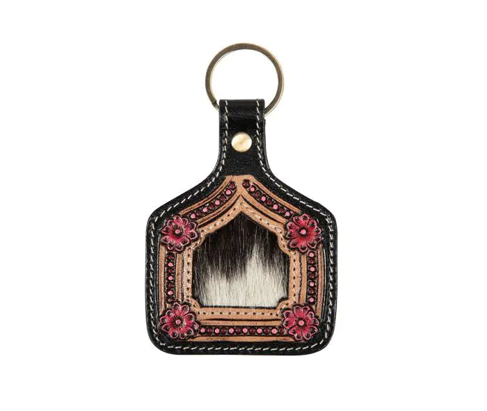 Leather Tag Keychains