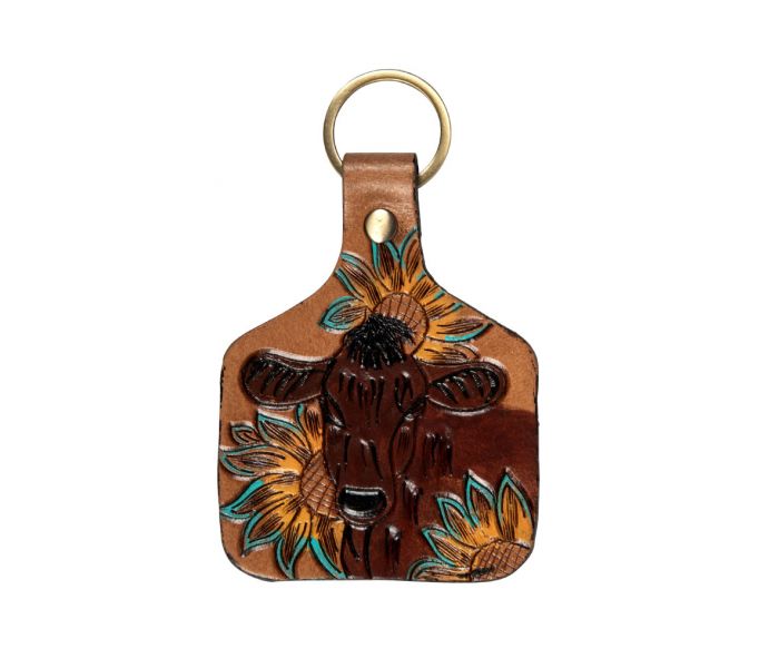 Leather Tag Keychains