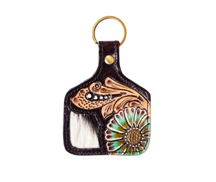 Leather Tag Keychains