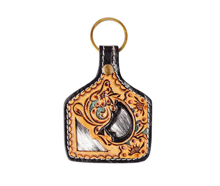 Leather Tag Keychains