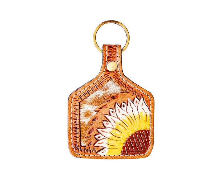 Leather Tag Keychains