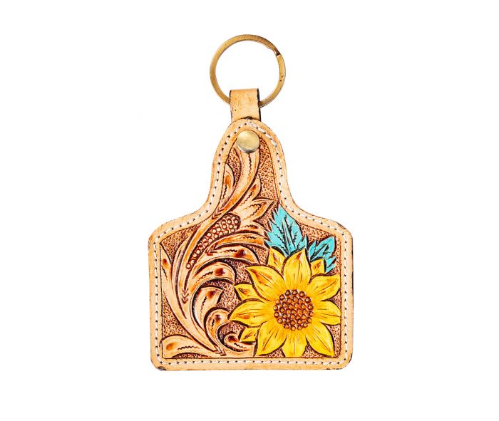 Leather Tag Keychains