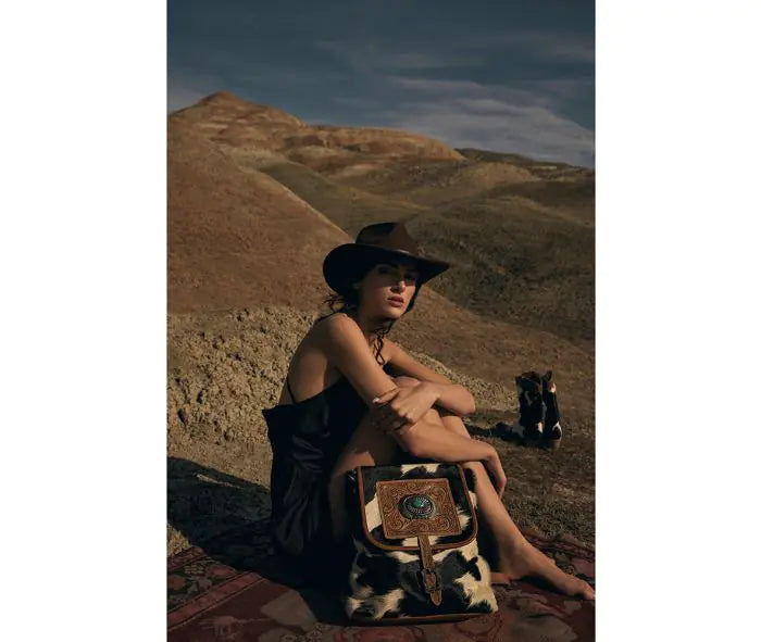 Westward Wind Hand-Tooled Bag