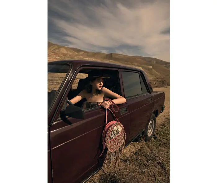 Sanora Sunset Round Bag