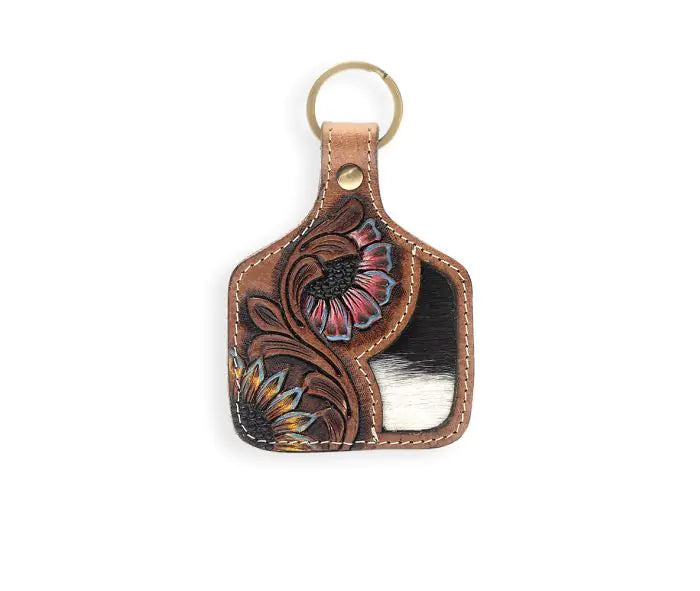 Leather Tag Keychains