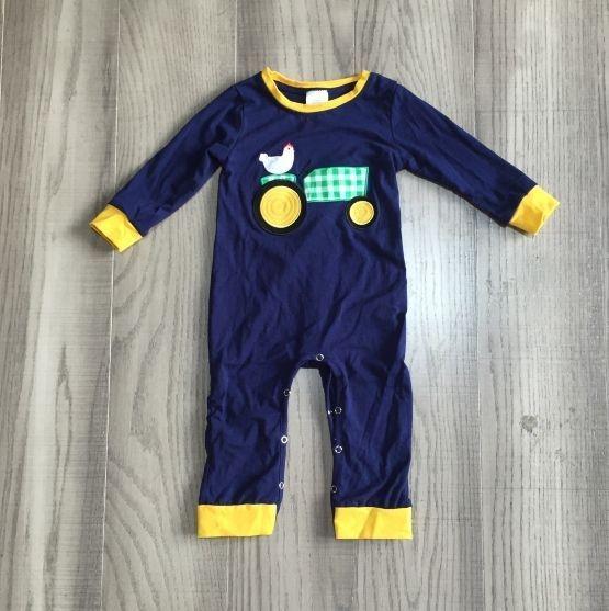Tractor Family Romper