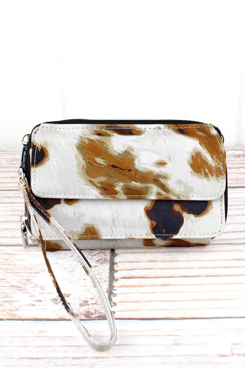 Til the Cows Come Home Crossbody Clutch Wallet
