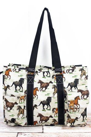 Wild Horses Large Utility Tote