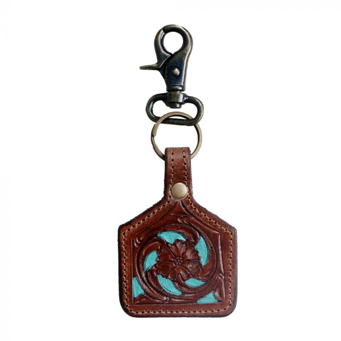 Leather Tag Keychains
