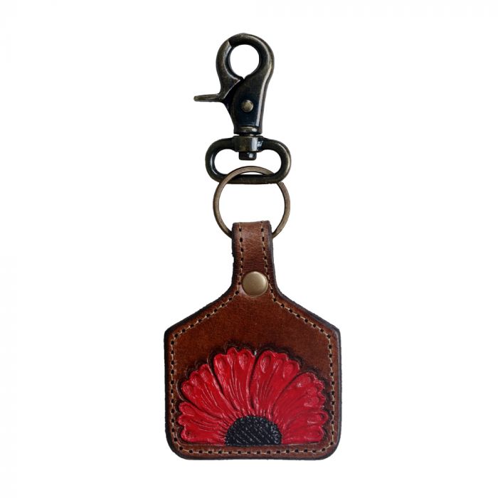 Leather Tag Keychains