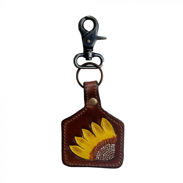 Leather Tag Keychains