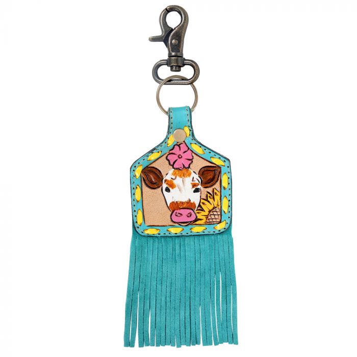 Leather Tag Keychains