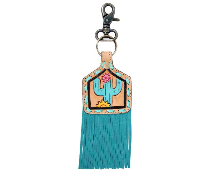Leather Tag Keychains