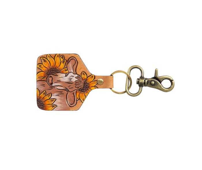 Leather Tag Keychains