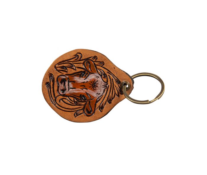Leather Tag Keychains