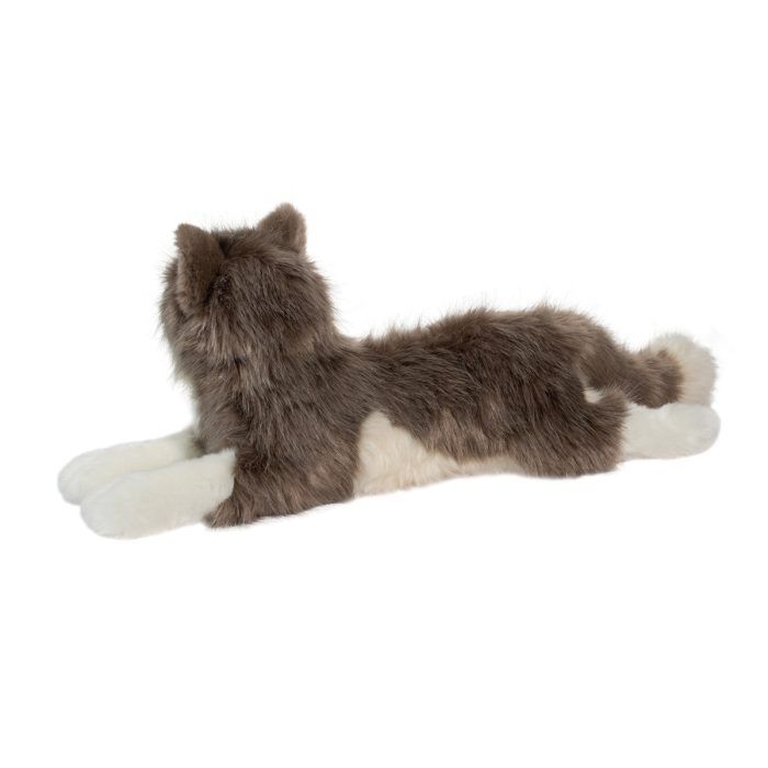 Gretta Lying Grey Cat