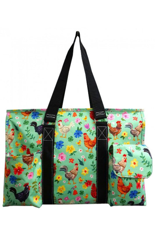 Cluck & Bloom Large Organizer Tote
