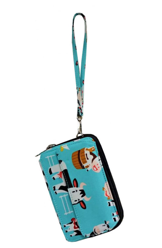 Udderly Cute Cows Crossbody Clutch