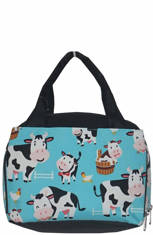 Udderly Cute Cows Insulated Lunch Bag
