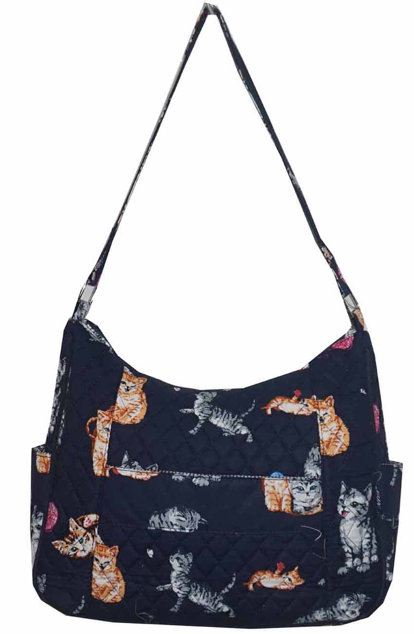 Purrfect Quilted Tote Bag