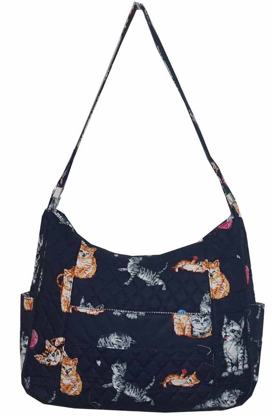 Purrfect Quilted Tote Bag