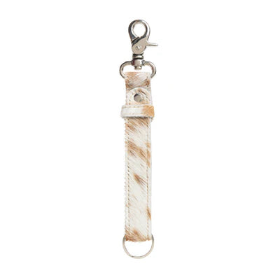 Leather & Hairon Key Fob