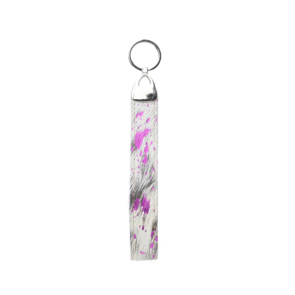 Leather & Hairon Key Fob