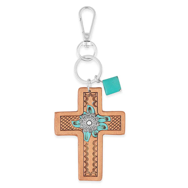 Uniquely You Leather & Hairon Key Fobs