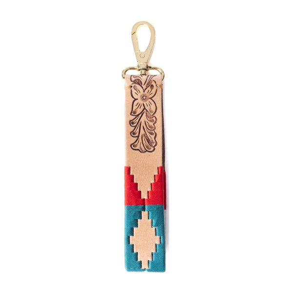 Leather & Hairon Key Fob